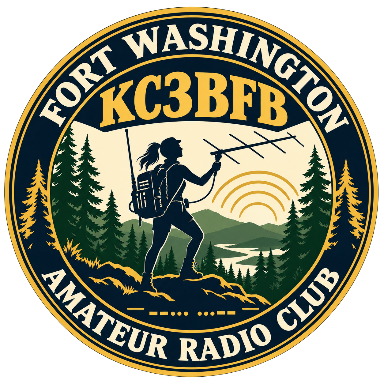 Fort Washington Amateur Radio Club logo